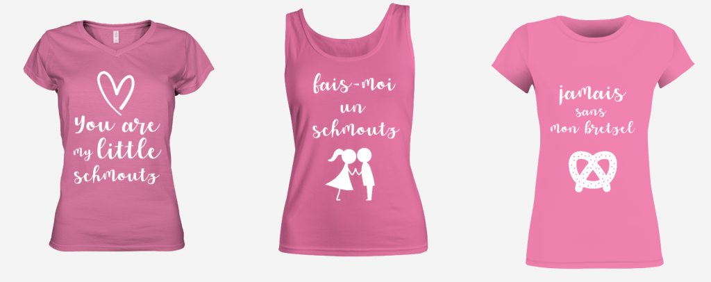 Les T-shirts « Little Schmoutz Girly » enfin disponibles